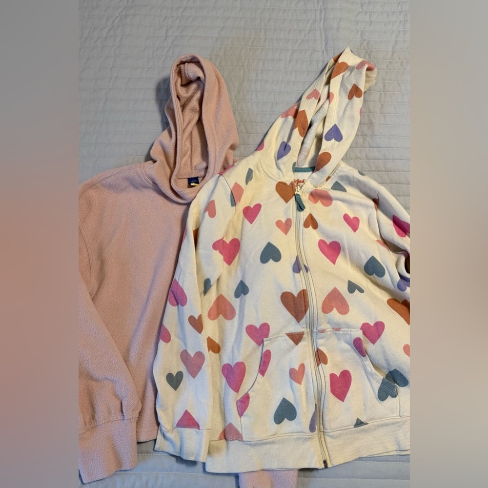 Heart Patterned Kids Jacket